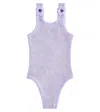 Hunza G Baby Domino Swimsuit In Purple