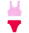 Hunza G Baby Duo Lyra Bikini In Red