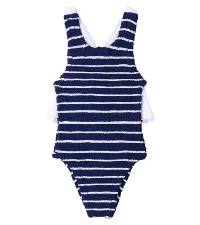 Hunza G Baby Lara Swimsuit In Blue