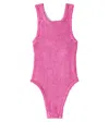 Hunza G Baby Lara Swimsuit In Pink