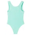 Hunza G Baby Swimsuit In Green