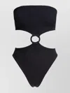 Hunza G Jerry Swim Strapless High-cut Ring Detail