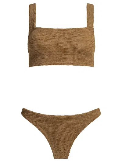 Hunza G Beachwear In Brown