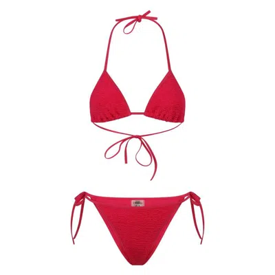 Hunza G Beachwears In Red