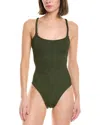 Hunza G Camille One-piece Swimsuit In Green