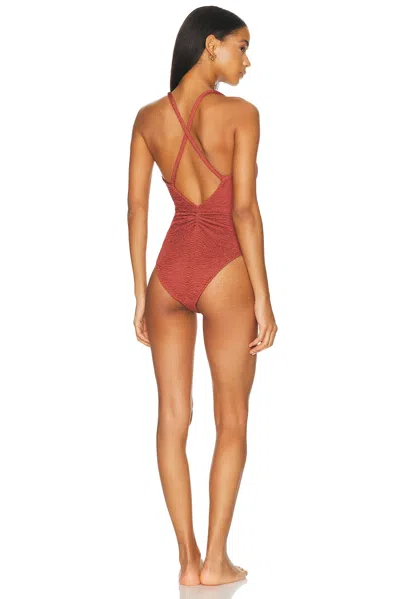 Hunza G Bette Swimsuit In Animal Print