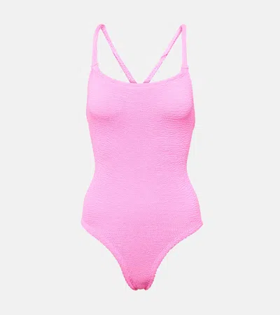 Hunza G Bette Swimsuit In Pink