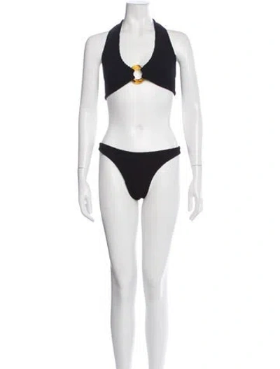 Pre-owned Hunza G Bikini In Black