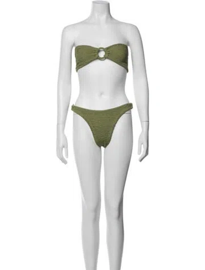 Pre-owned Hunza G Bikini In Blue