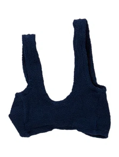 Pre-owned Hunza G Bikini In Blue