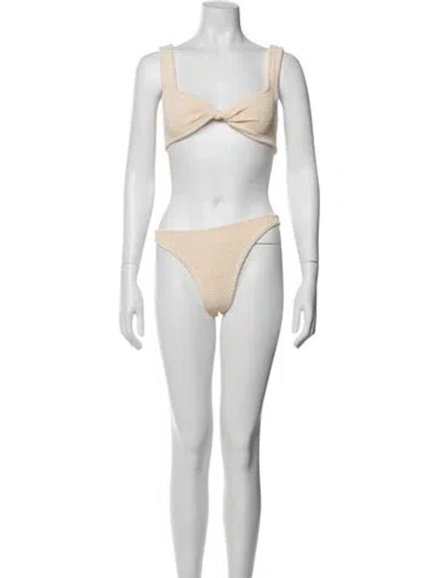 Pre-owned Hunza G Bikini In Brown