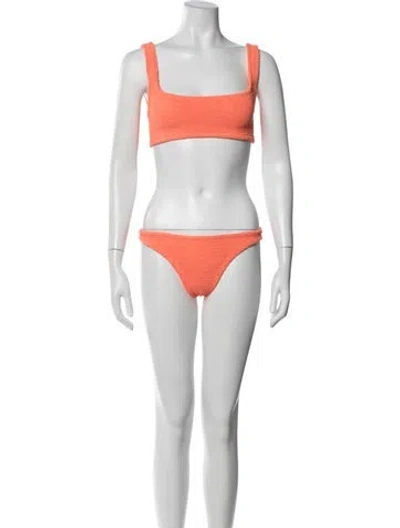 Pre-owned Hunza G Bikini In Pink