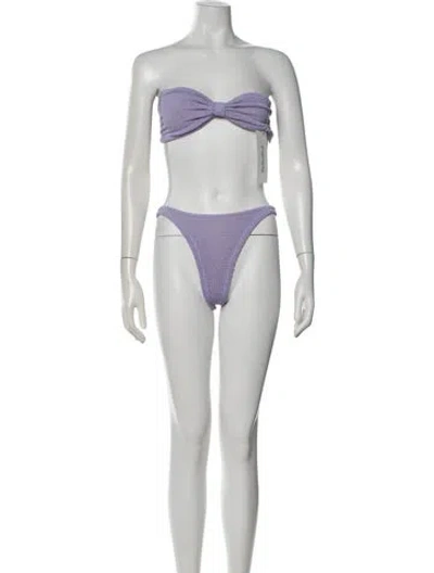 Pre-owned Hunza G Bikini In Pink