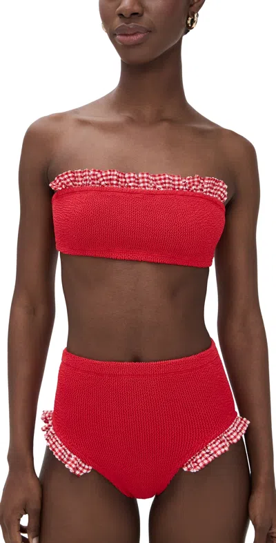 Hunza G Bikini Set Red/red