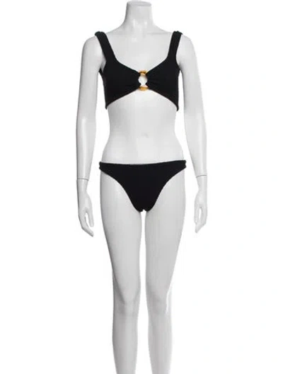 Pre-owned Hunza G Bikini W/ Tags In Black