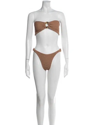 Pre-owned Hunza G Bikini W/ Tags In Neutral