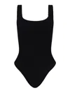 Hunza G Square Neck Swim One Piece Swimsuit