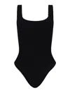 Hunza G Square Neck Swim One Piece Swimsuit
