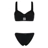 Hunza G Bonnie Bikini Set In Black