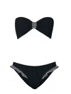Hunza G Jean Gingham-ruffle Crinkle Bikini