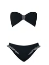 Hunza G Jean Gingham-ruffle Crinkle Bikini