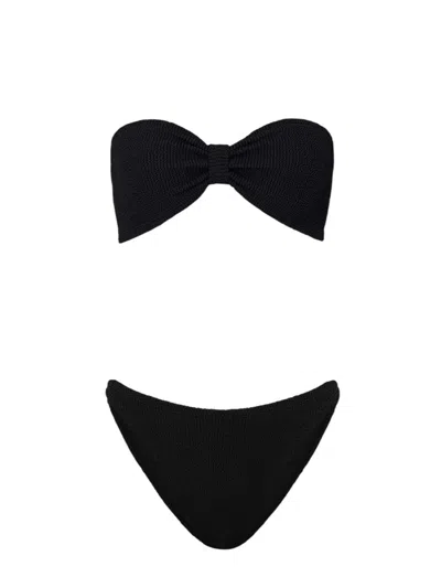 Hunza G Black Denim Bikini