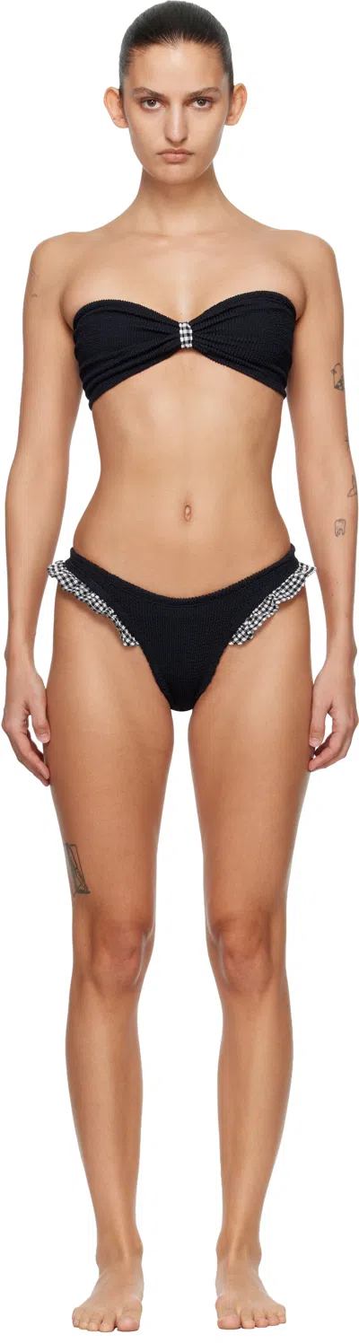 Hunza G Black Jean Bikini
