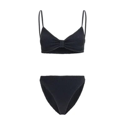 Hunza G Black Polyamide Bikini