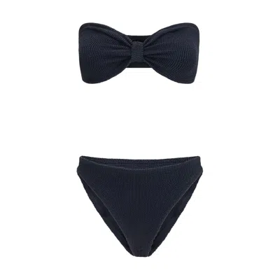 Hunza G Black Polyamide Bikini