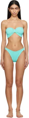 Hunza G Blue Jean Bikini In Aqua