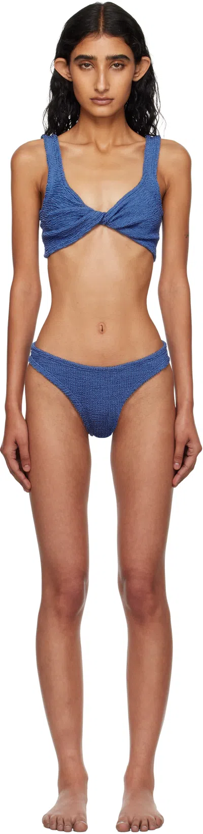 Hunza G Blue Juno Bikini