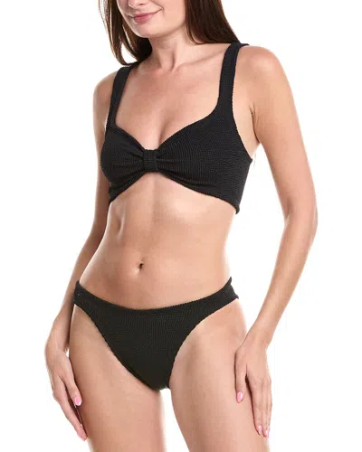 Hunza G Bonnie 2pc Bikini Set In Black