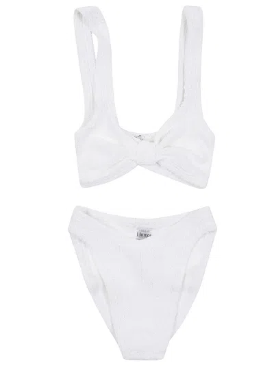 Hunza G Bonnie Bikini In White