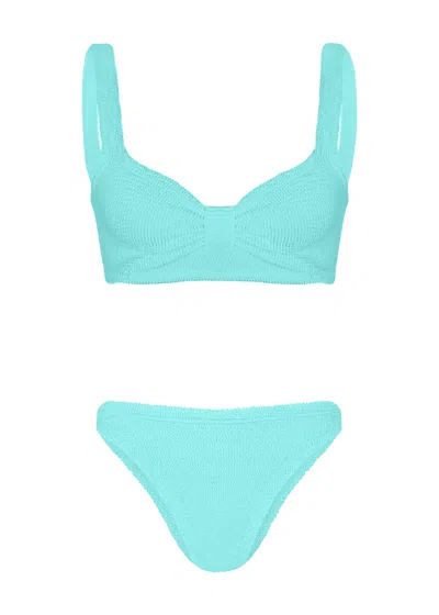 Hunza G Bonnie Bikini Aqua In Blue