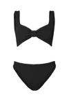 Hunza G Bonnie Bikini Black In Black