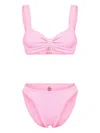 Hunza G Set Bikini In Pink In Pink