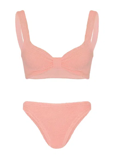 Hunza G Bonnie Bikini Peach In Orange