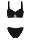 Hunza G Bonnie Bikini Set In Black