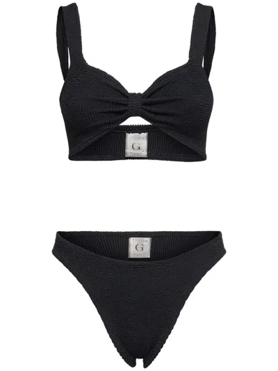 Hunza G Bonnie Bikini Set In Black