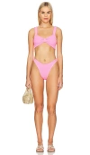 Hunza G Xandra Swimsuit In Bubblegum