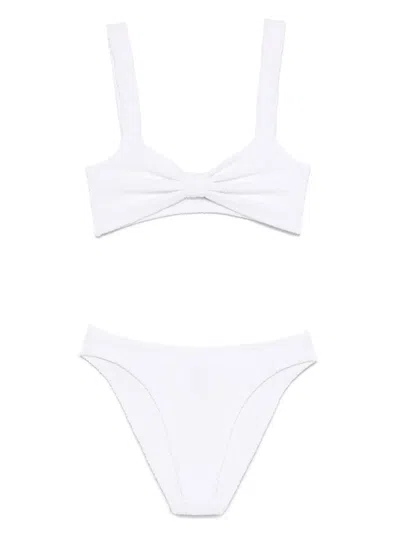 Hunza G Bonnie Bikini In White