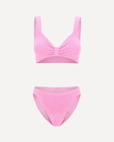 Hunza G Bonnie Swimsuit In Pink