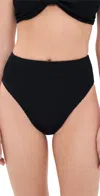 Hunza G Brazilian Bikini Bottoms Black In Black