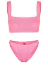Hunza G Xandra Bikini Set In Bright Pink