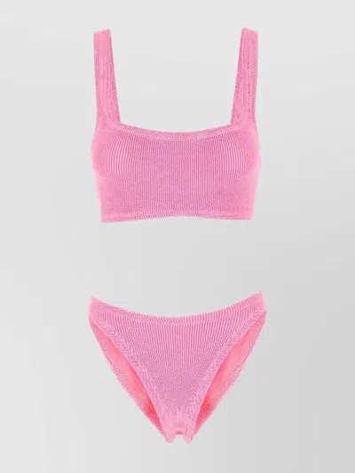HUNZA G BRIGHT STRETCH NYLON BIKINI