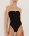 Hunza G Black Brooke Crinkle Swimsuit In Black