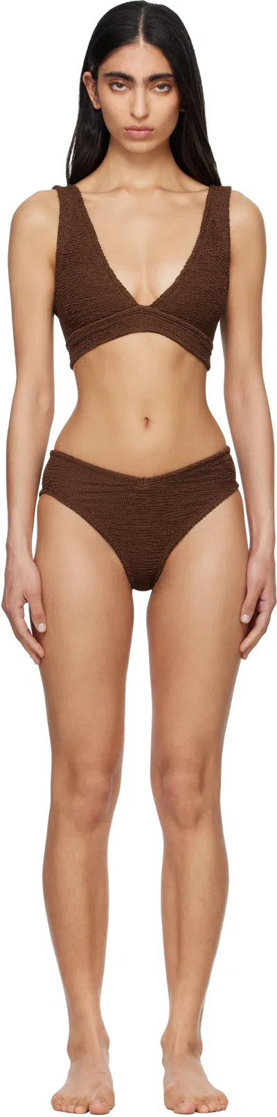 Hunza G Brown Angel Bikini