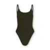 Hunza G Camille One-piece In Metallic Khaki