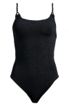 Hunza G Camille Swim One-piece Swimsuit In Black