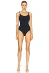 Hunza G Camille Swim One-piece Swimsuit In Black